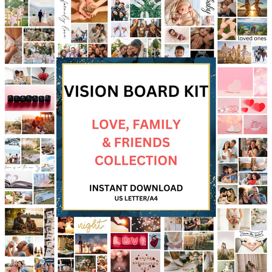 Love, Family & Friends Vision Board Kit